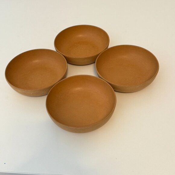 Vintage Elligners Atized Wood Bowls #60 Set Of 4 - Picture 2 of 8